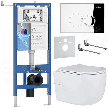 Комплект инсталляции 6 в 1 Roxen StounFix Dual Fresh 516917 с аромадозатором