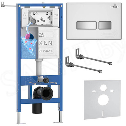 Комплект инсталляции 4 в 1 Roxen StounFix Dual Fresh 871161 с аромадозатором