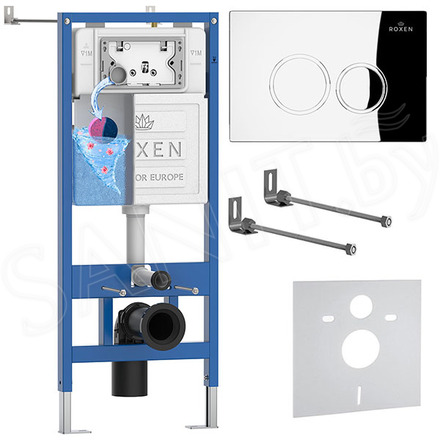 Комплект инсталляции 4 в 1 Roxen StounFix Dual Fresh 812643 с аромадозатором