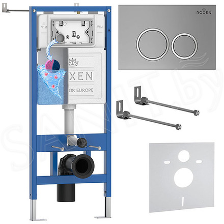 Комплект инсталляции 4 в 1 Roxen StounFix Dual Fresh 821002 с аромадозатором