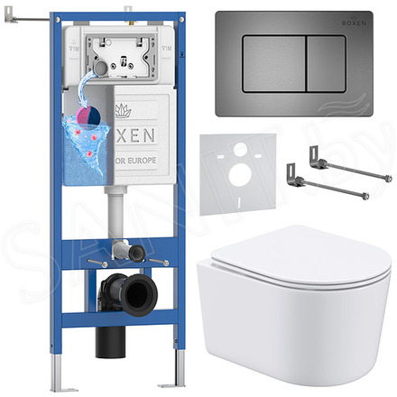 Комплект инсталляции 6 в 1 Roxen StounFix Dual Fresh 954681 с аромадозатором
