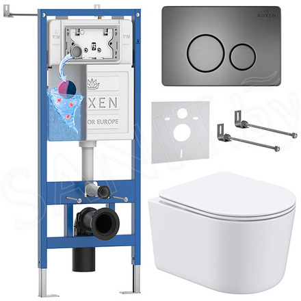 Комплект инсталляции 6 в 1 Roxen StounFix Dual Fresh 963592 с аромадозатором