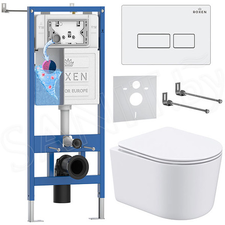 Комплект инсталляции 6 в 1 Roxen StounFix Dual Fresh 920247 с аромадозатором