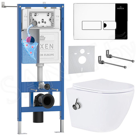 Комплект инсталляции 6 в 1 Roxen StounFix Dual Fresh 958812 с аромадозатором