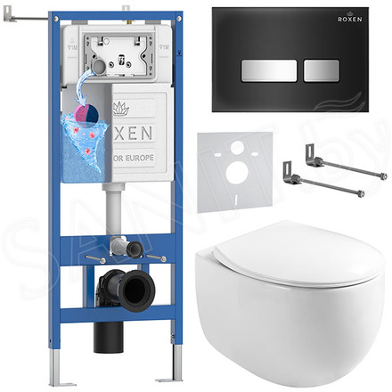 Комплект инсталляции 6 в 1 Roxen StounFix Dual Fresh 964256 с аромадозатором