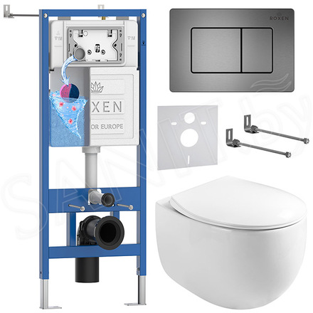 Комплект инсталляции 6 в 1 Roxen StounFix Dual Fresh 964215 с аромадозатором