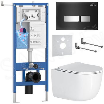 Комплект инсталляции 6 в 1 Roxen StounFix Dual Fresh 964615 с аромадозатором