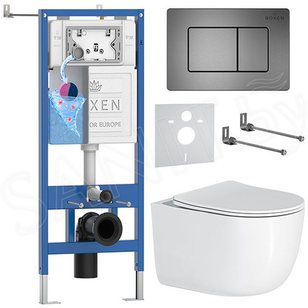 Комплект инсталляции 6 в 1 Roxen StounFix Dual Fresh 964579 с аромадозатором