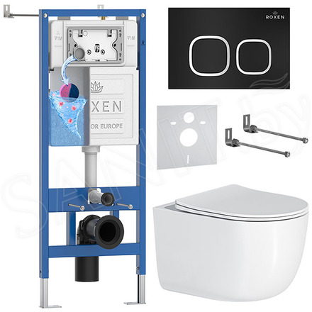 Комплект инсталляции 6 в 1 Roxen StounFix Dual Fresh 964427 с аромадозатором