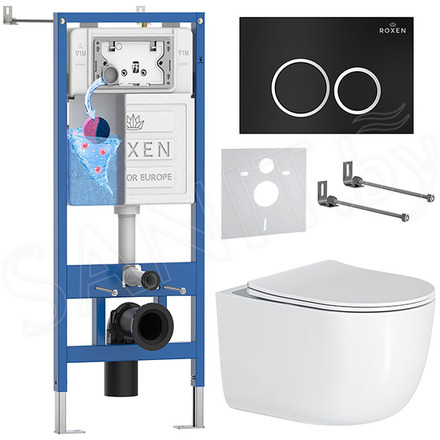 Комплект инсталляции 6 в 1 Roxen StounFix Dual Fresh 964295 с аромадозатором