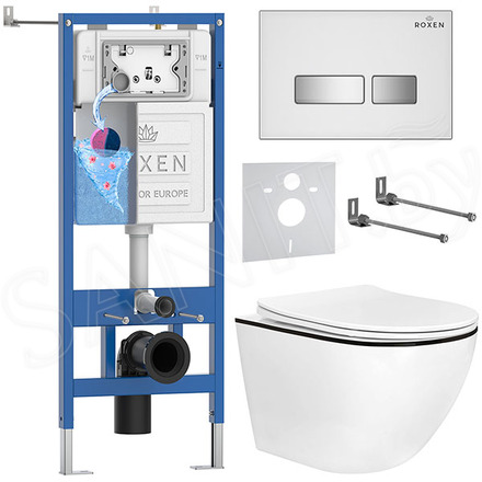 Комплект инсталляции 6 в 1 Roxen StounFix Dual Fresh 964909 с аромадозатором