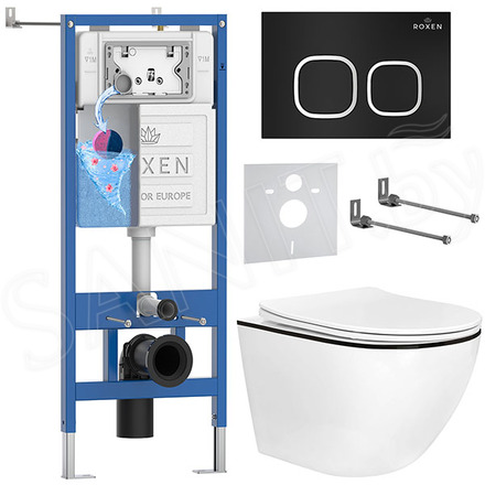Комплект инсталляции 6 в 1 Roxen StounFix Dual Fresh 964681 с аромадозатором
