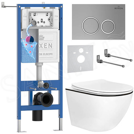 Комплект инсталляции 6 в 1 Roxen StounFix Dual Fresh 964670 с аромадозатором