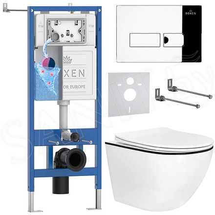 Комплект инсталляции 6 в 1 Roxen StounFix Dual Fresh 964772 с аромадозатором