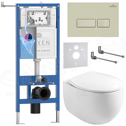 Комплект инсталляции 6 в 1 Roxen StounFix Dual Fresh 966706 с аромадозатором