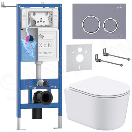 Комплект инсталляции 6 в 1 Roxen StounFix Dual Fresh 966133 с аромадозатором