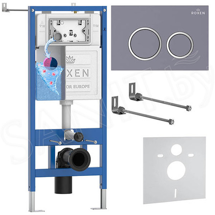 Комплект инсталляции 4 в 1 Roxen StounFix Dual Fresh 966010 с аромадозатором
