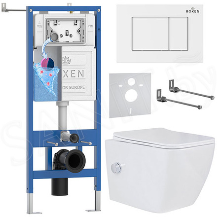 Комплект инсталляции 6 в 1 Roxen StounFix Dual Fresh 969018 с аромадозатором