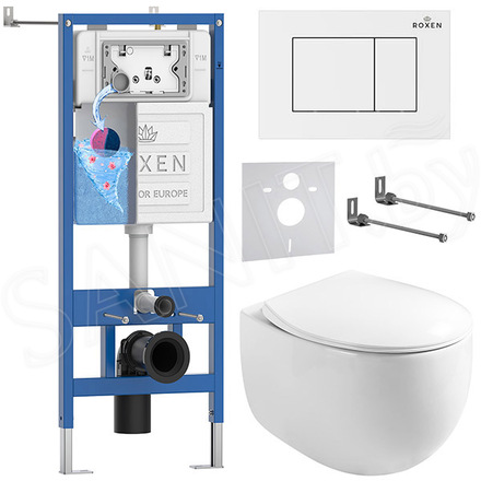 Комплект инсталляции 6 в 1 Roxen StounFix Dual Fresh 969027 с аромадозатором