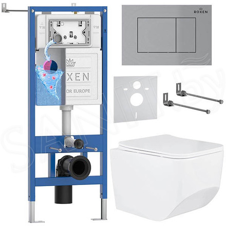 Комплект инсталляции 6 в 1 Roxen StounFix Dual Fresh 969115 с аромадозатором