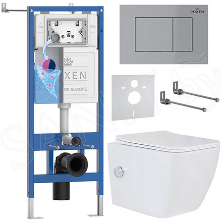 Комплект инсталляции 6 в 1 Roxen StounFix Dual Fresh 969120 с аромадозатором