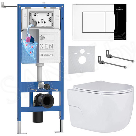 Комплект инсталляции 6 в 1 Roxen StounFix Dual Fresh 969068 с аромадозатором