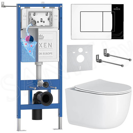 Комплект инсталляции 6 в 1 Roxen StounFix Dual Fresh 969088 с аромадозатором