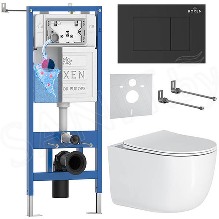 Комплект инсталляции 6 в 1 Roxen StounFix Dual Fresh 969058 с аромадозатором