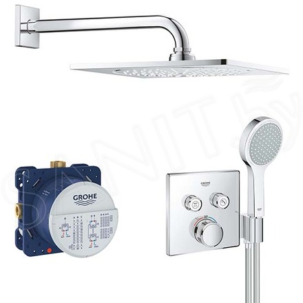 Душевая система скрытого монтажа Grohe Grohtherm SmartControl 34742000