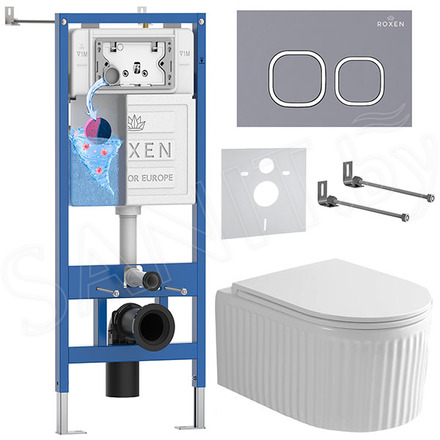 Комплект инсталляции 6 в 1 Roxen StounFix Dual Fresh 968280 с аромадозатором
