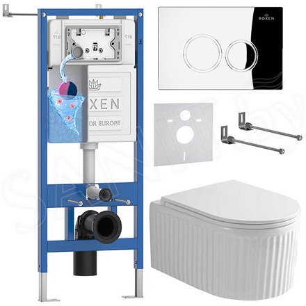 Комплект инсталляции 6 в 1 Roxen StounFix Dual Fresh 968245 с аромадозатором