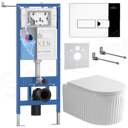 Комплект инсталляции 6 в 1 Roxen StounFix Dual Fresh 968213 с аромадозатором