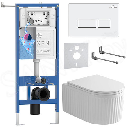Комплект инсталляции 6 в 1 Roxen StounFix Dual Fresh 968203 с аромадозатором