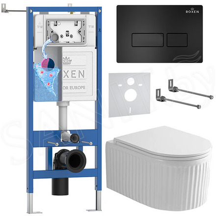 Комплект инсталляции 6 в 1 Roxen StounFix Dual Fresh 968211 с аромадозатором