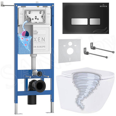 Комплект инсталляции 6 в 1 Roxen StounFix Dual Fresh 968397 с аромадозатором