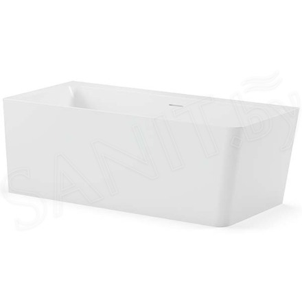 Ванна из искусственного камня Belux Турин ТУ-1600 белый матовый Solid Surface