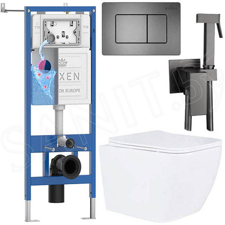 Комплект инсталляции 7 в 1 Roxen StounFix Dual Fresh 616329-1 оружейная сталь