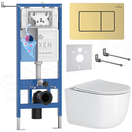 Комплект инсталляции 6 в 1 Roxen StounFix Dual Fresh 968483 с аромадозатором