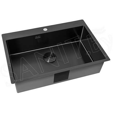 Кухонная мойка Zorg ZRN 5075 Premium PVD Gunblack