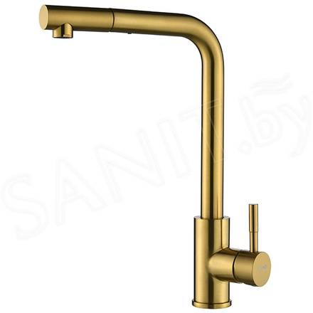 Смеситель для кухонной мойки Zorg Mars Premium PVD Gold