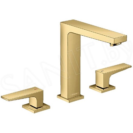 Смеситель для умывальника Hansgrohe Metropol 160 32515990 с донным клапаном