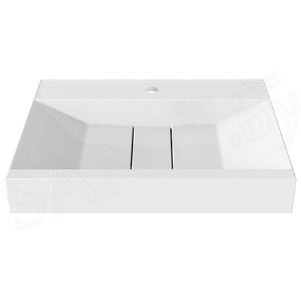 Умывальник Belux Берн Бн-700 / 800 белый матовый Solid Surface