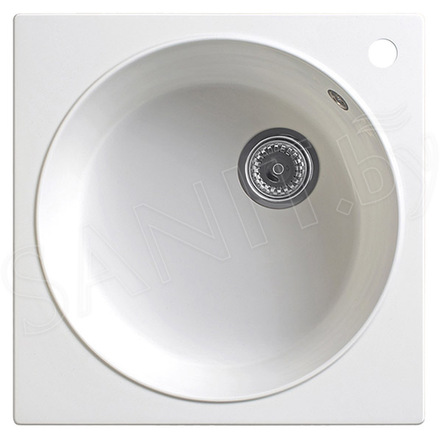Кухонная мойка Belux Лиль 5151 белый матовый Solid Surface