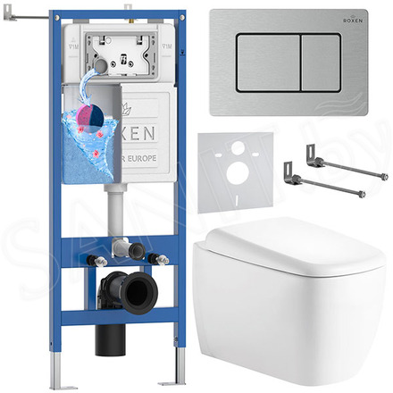 Комплект инсталляции 6 в 1 Roxen StounFix Dual Fresh 968523 с аромадозатором