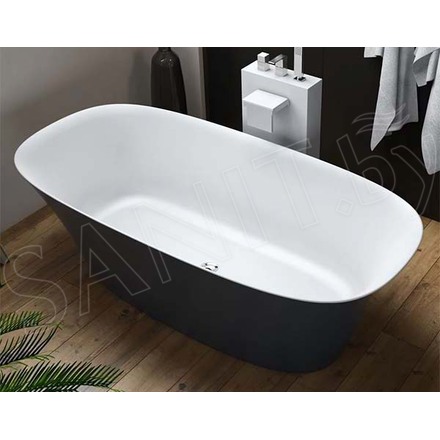 Ванна из искусственного камня Kolpa-san Blanche FS Black