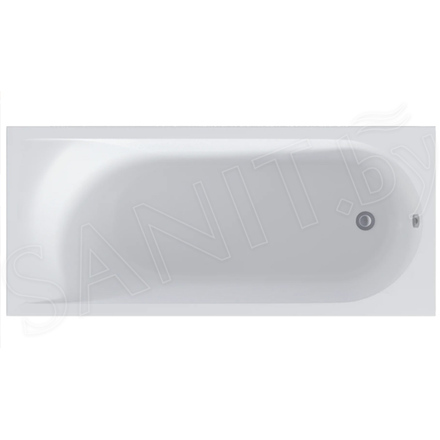 Ванна из искусственного камня BAS Афина белая матовая Solid Surface
