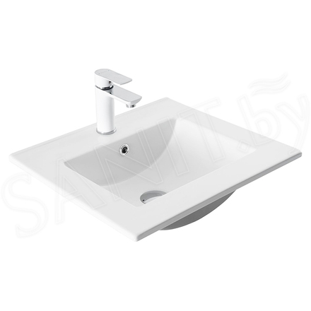 Умывальник Aquanet Flat 50 / 60 / 70 / 80 / 90 / 100 белый матовый