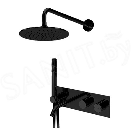 Душевая система скрытого монтажа Bruma VenusQ Leaf 1876631NS Night Sky с термостатом