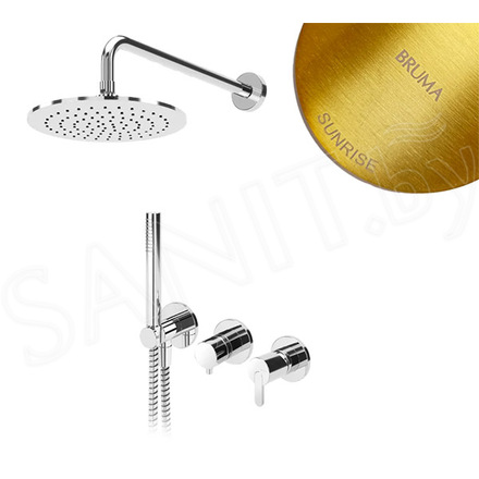 Душевая система скрытого монтажа Bruma Elo Leaf 1673615SR Sunrise