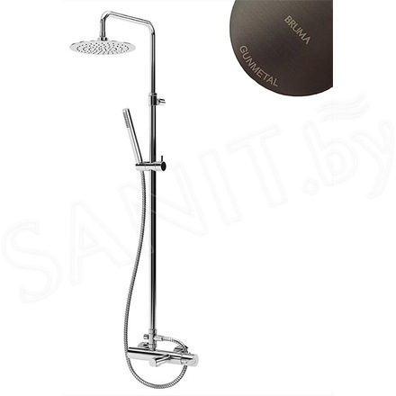 Душевая стойка Bruma Leaf 1672831MG Gunmetal
